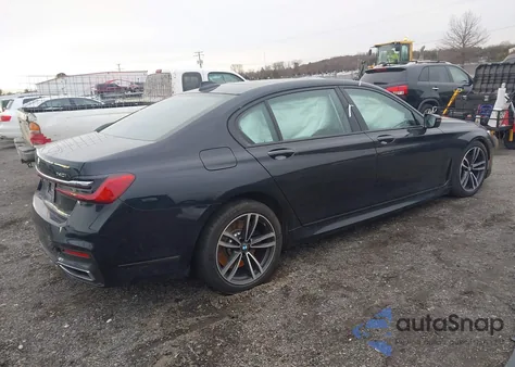 2022 BMW 740 I xDrive z USA, uszkodzony, nr VIN WBA7T4C08NCH98178